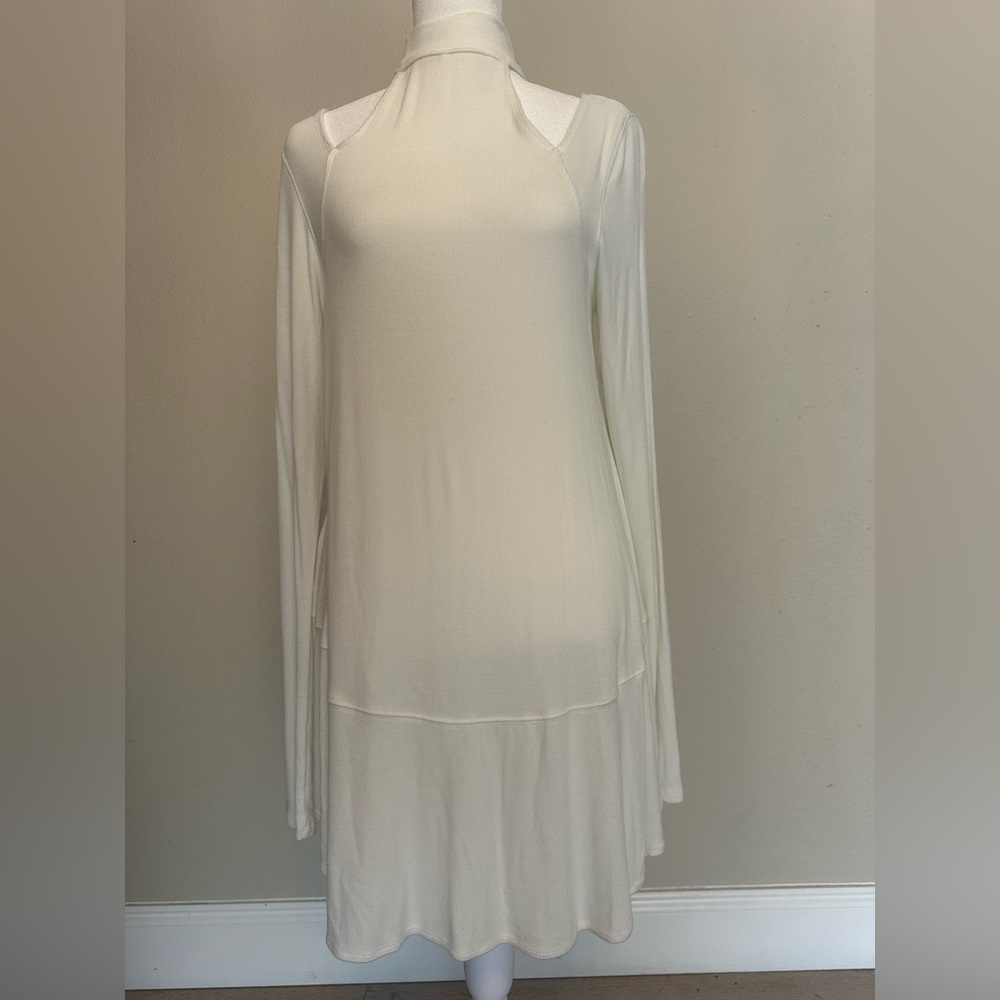 Free People Cold Shoulder Knit Tunic
